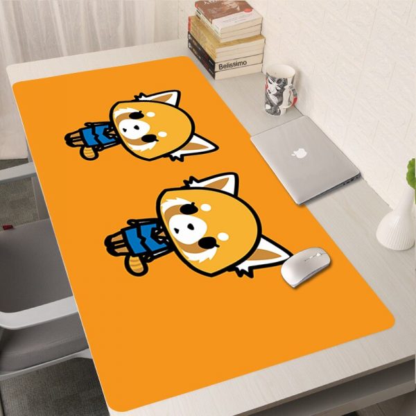Aggretsuko XXL Mousepad Gamer Anime Mouse Pad Computer Accessories Keyboard Laptop Padmouse Speed Desk Mat Tappetino - Anime Mousepads