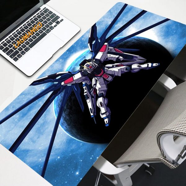 Gundam Gaming Mouse Pad 90x40 Computer Gamer Mousepad Large Game Rubber No slip Mouse Mat Anime 2 - Anime Mousepads