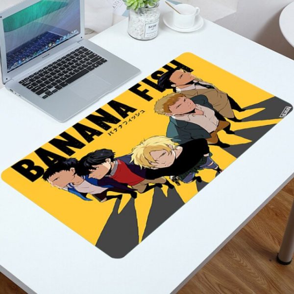 Mouse Pad Cute Banana Fish Mousepad Gamer Mat Computer Anime Carpet Gamers Accessories Desk Protector Mouse 1.jpg 640x640 1 - Anime Mousepads