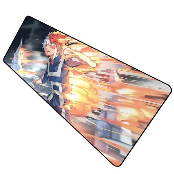 Fire Phase Todoroki pad 7 / Size 600x300x2mm Official Anime Mousepads Merch