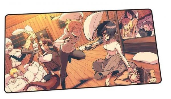 Barracks Pillow Fight design 11 / Size 600x300x2mm Official Anime Mousepads Merch