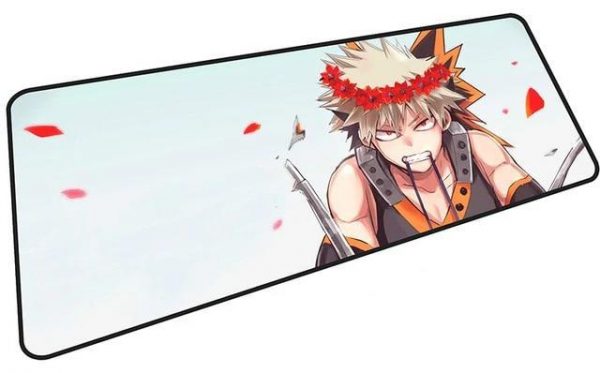 Flower Crown Todoroki mousepad 2 / Size 600x300x2mm Official Anime Mousepads Merch