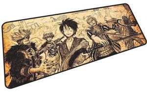 Luffy, Zoro, Law, and Kid mousepad 3 / Size 700x400x3mm Official Anime Mousepads Merch