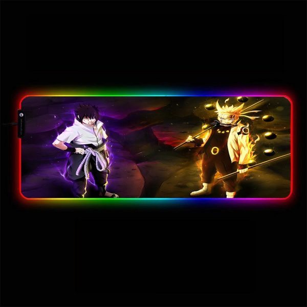 Naruto - Uzumaki - RGB Mouse Pad 350x250x3mm Official Anime Mousepad Merch