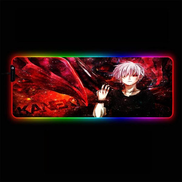 Tokyo Ghoul - Ken Kaneki - RGB Mouse Pad 350x250x3mm Official Anime Mousepad Merch