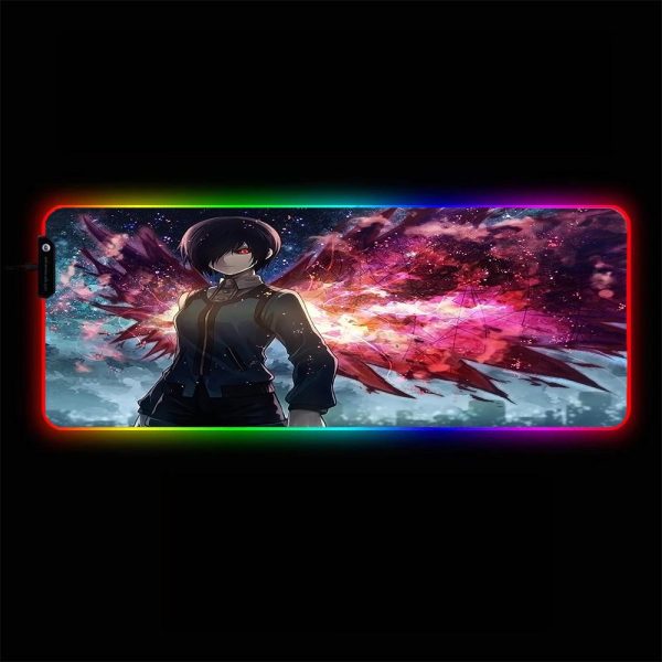 Tokyo Ghoul - Touka Kirishima - RGB Mouse Pad 350x250x3mm Official Anime Mousepad Merch