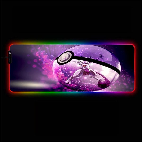 Pokemon - 02 - RGB Mouse Pad 350x250x3mm Official Anime Mousepad Merch