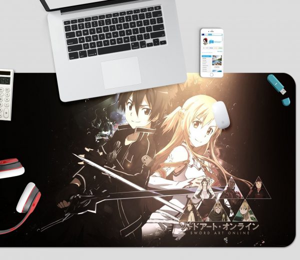 3D Sword Art Online 4187 Anime Desk Mat YYA1215