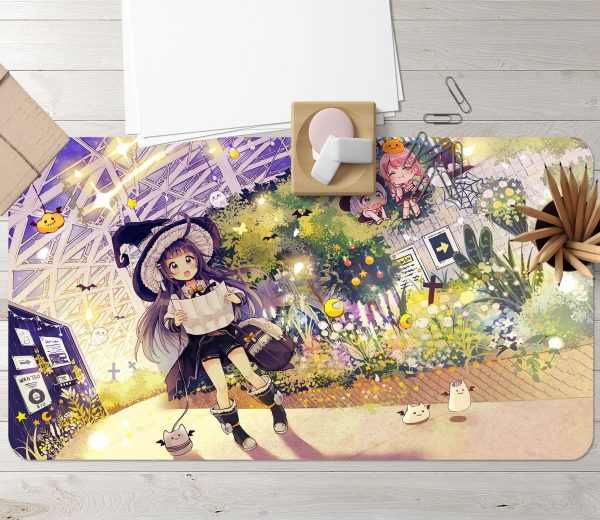 3D Magic Witch 3751 Anime Desk Mat YYA1215