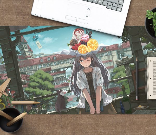 3D Fruit Girl 4223 Anime Desk Mat YYA1215