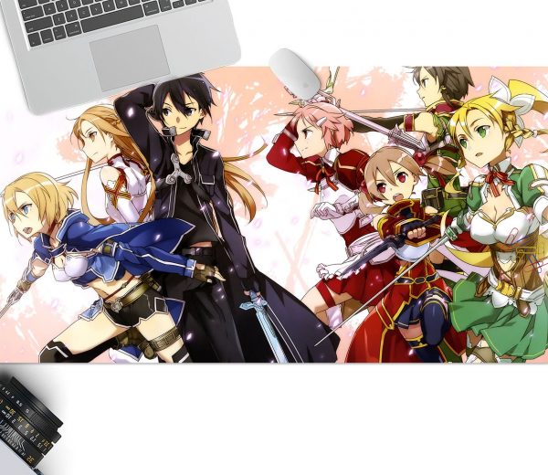 3D Sword Art Online 4111 Anime Desk Mat YYA1215