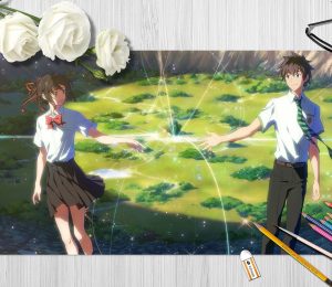 3D Your Name 4219 Anime Desk Mat YYA1215