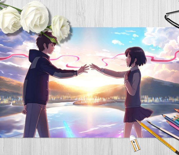 3D Your Name 4207 Anime Desk Mat YYA1215