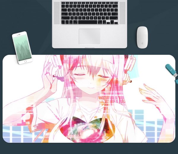 3D Super Sonico 3879 Anime Desk Mat YYA1215