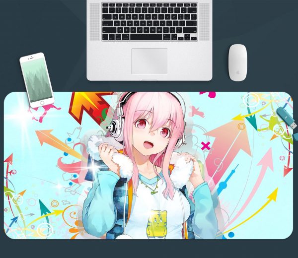 3D Super Sonico 3877 Anime Desk Mat YYA1215