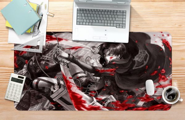 3D Attack On Titan 3785 Anime Desk Mat YYA1215