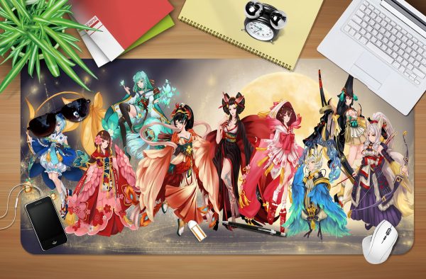 3D Nine-Tailed Fox Series 3769 Anime Desk Mat YYA1215