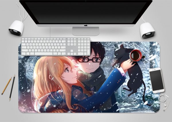 3D Your Lie In April 3748 Anime Desk Mat YYA1215