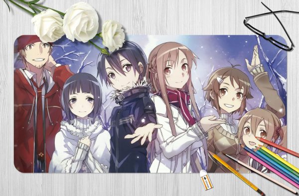 3D Sword Art Online 4122 Anime Desk Mat YYA1215