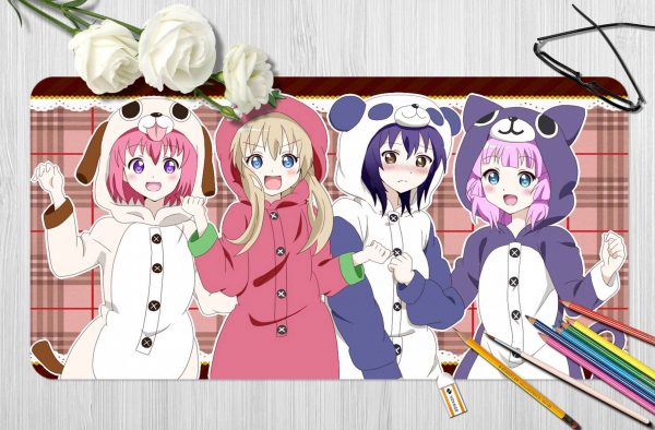 3D Yuruyuri 3924 Anime Desk Mat YYA1215