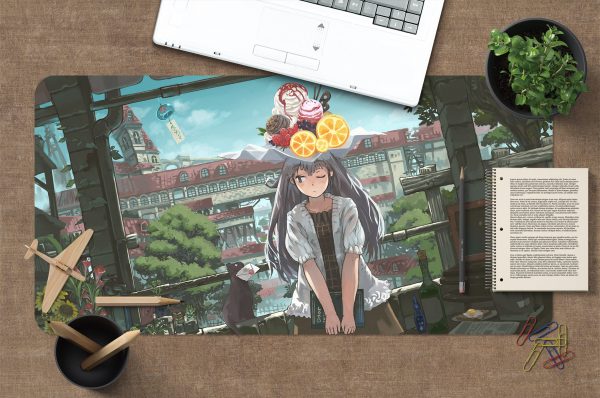 3D Fruit Girl 4223 Anime Desk Mat YYA1215