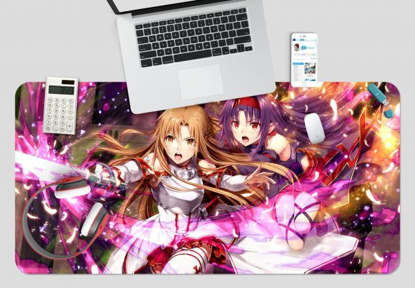 3D Sword Art Online 4123 Anime Desk Mat YYA1215