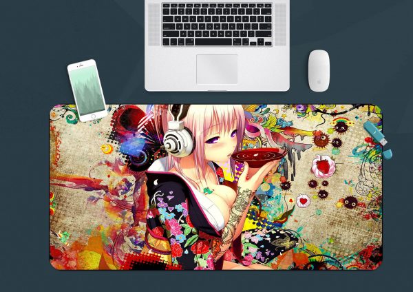 3D Super Sonico 3876 Anime Desk Mat YYA1215