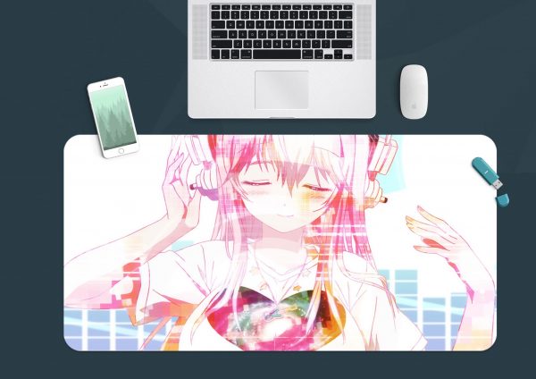 3D Super Sonico 3879 Anime Desk Mat YYA1215