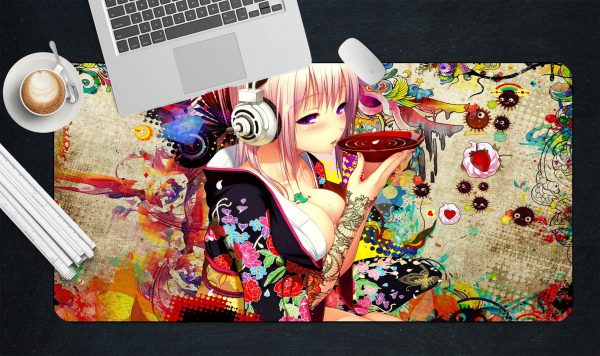 3D Super Sonico 3876 Anime Desk Mat YYA1215