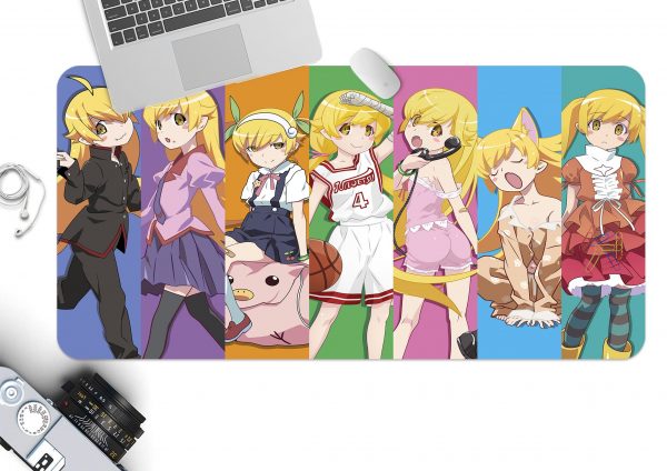 3D Monogatari Series 3672 Anime Desk Mat YYA1215