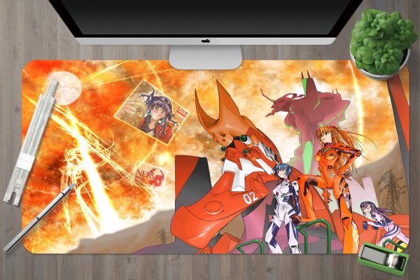 3D Neon Genesis Evangelion 3674 Anime Desk Mat YYA1215